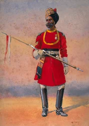 Guardia del Gobernador, Madrás, Musulmán de Madrás, ilustración para 